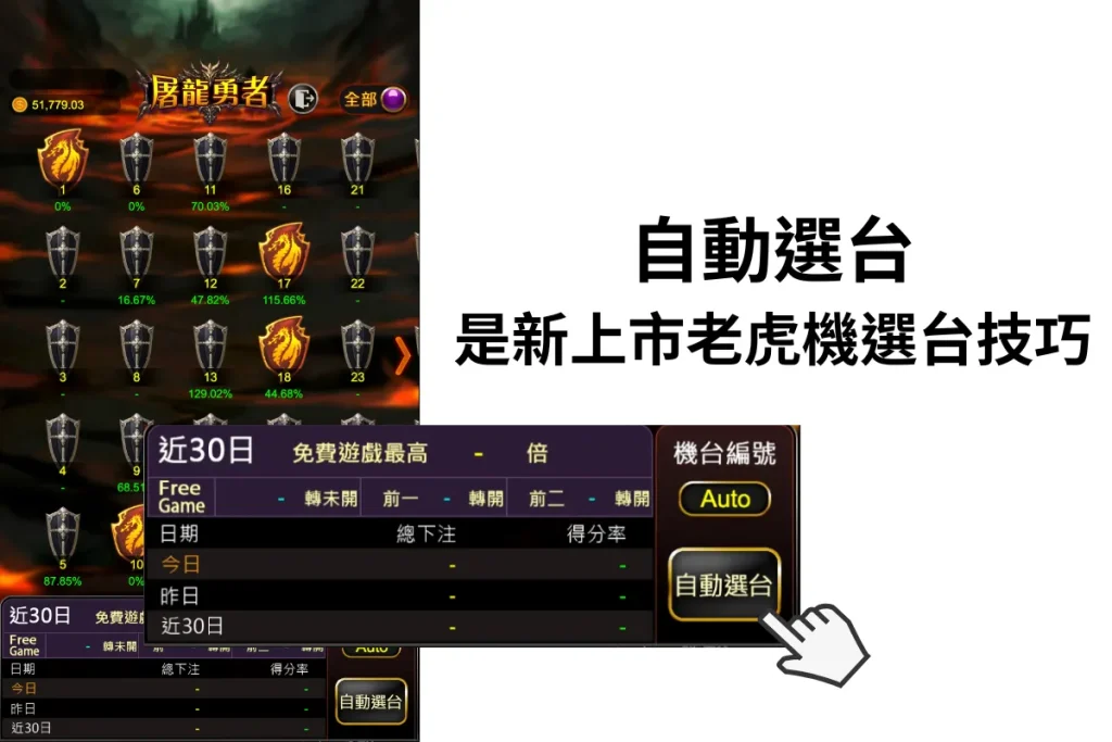 屠龍勇者選台技巧：優先使用自動選台