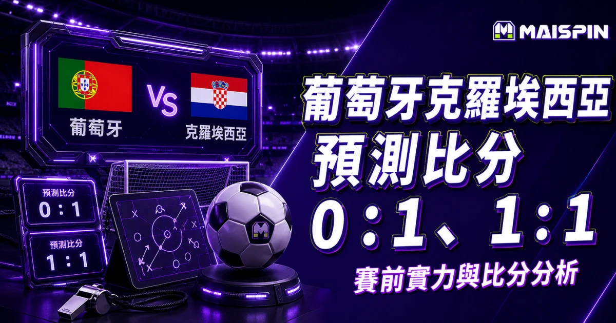 葡萄牙克羅埃西亞預測比分0：1、1：1！葡萄牙受壓，一球改戰局